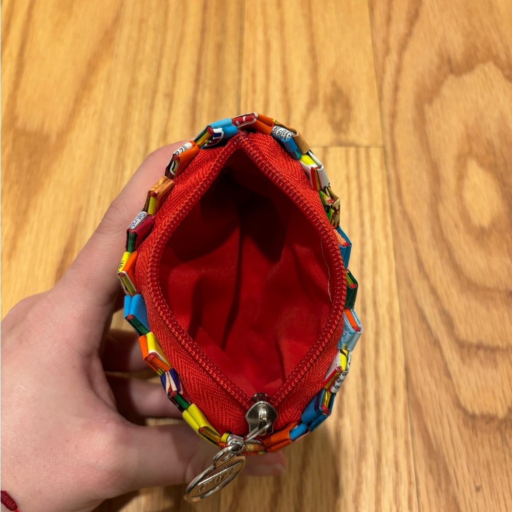Recycled Candy Wrapper Wallet - Picture 3 of 3